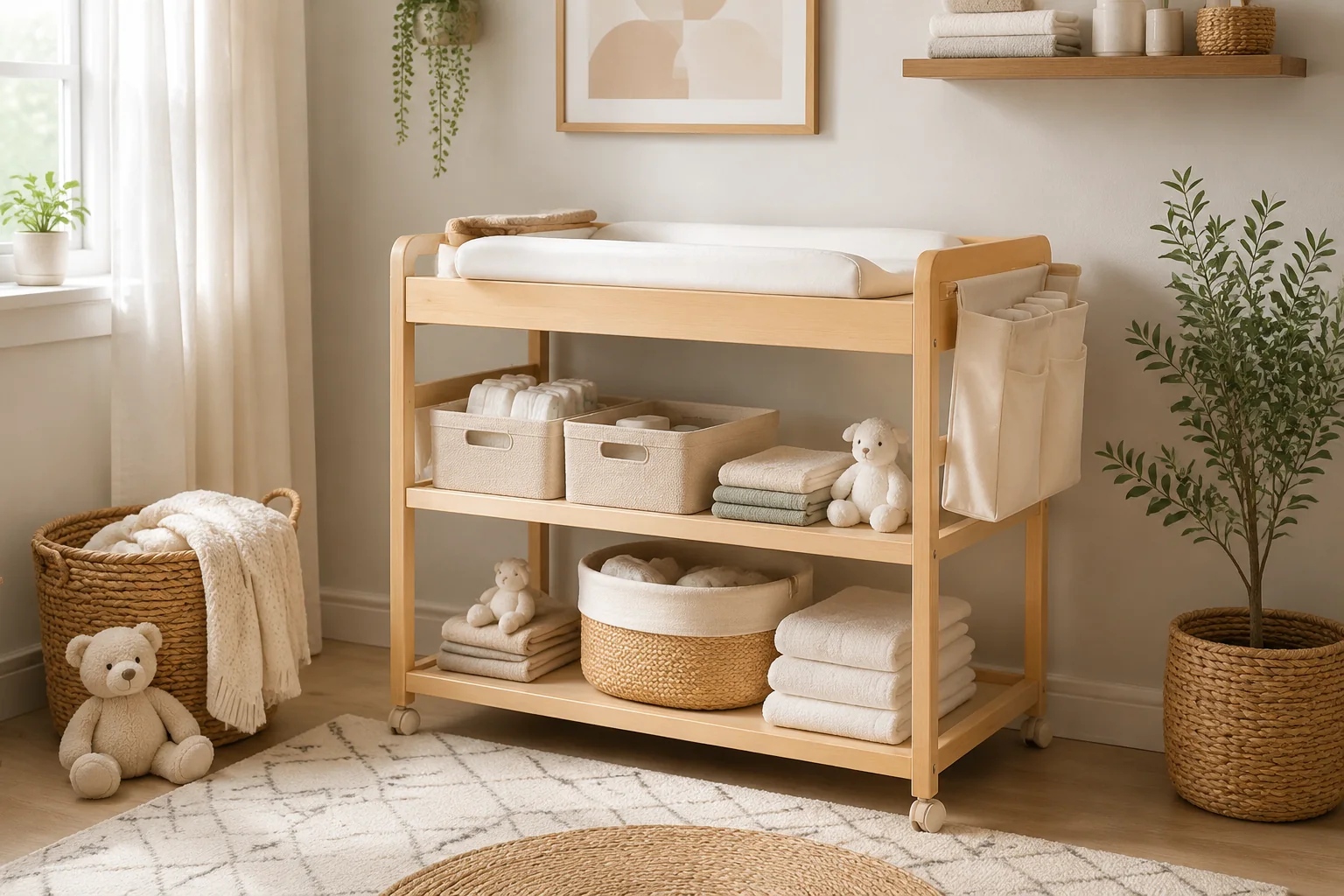 Sovaeli Compact Nursery Changing Table - Image 3
