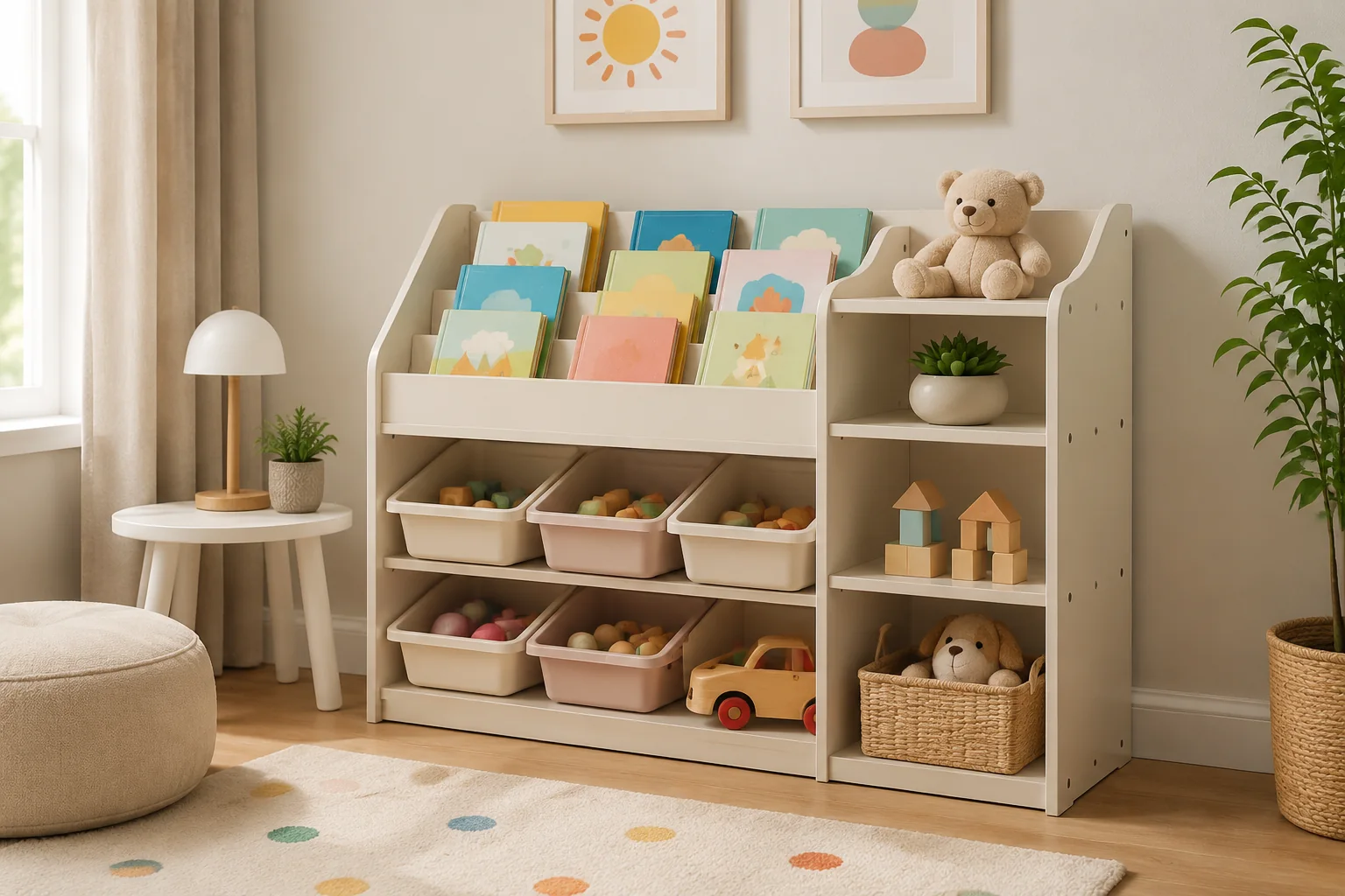Sovaeli Bookcase Toy Storage Organizer - Image 3