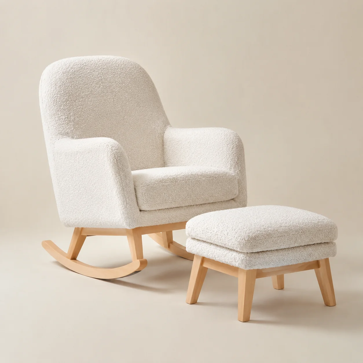 Sovaeli Nursery Rocking Chair Ottoman Set