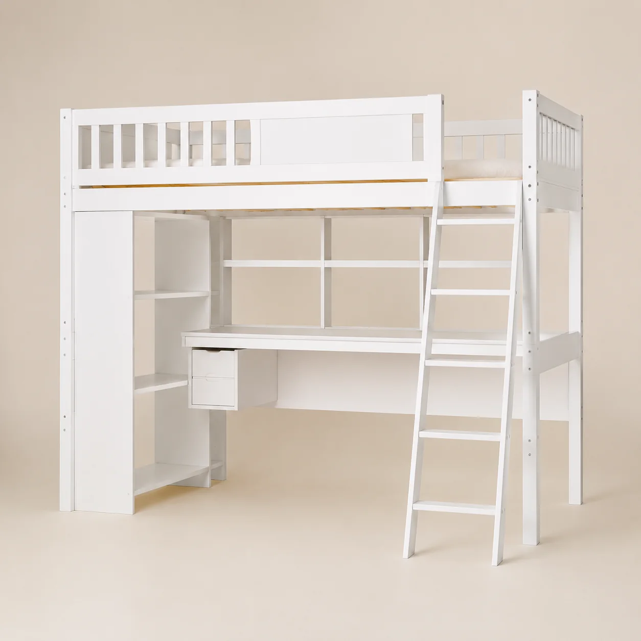 Sovaeli Kids Loft Bed with Desk Space