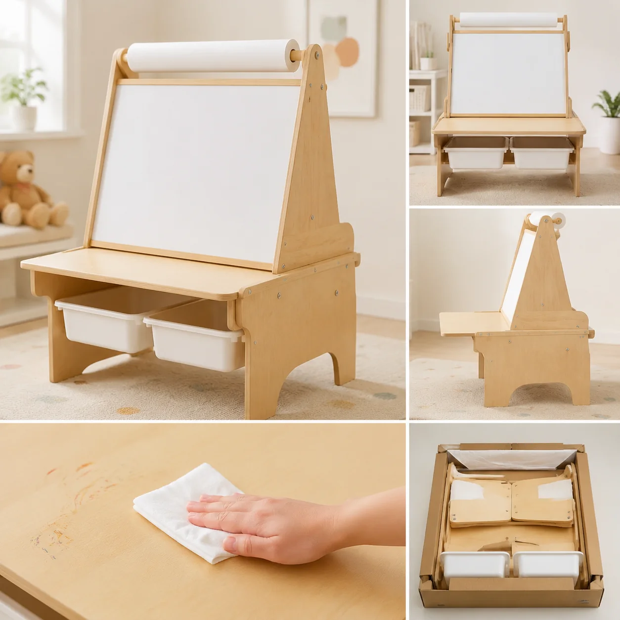 Sovaeli Kids Tabletop Easel Desk - Image 4