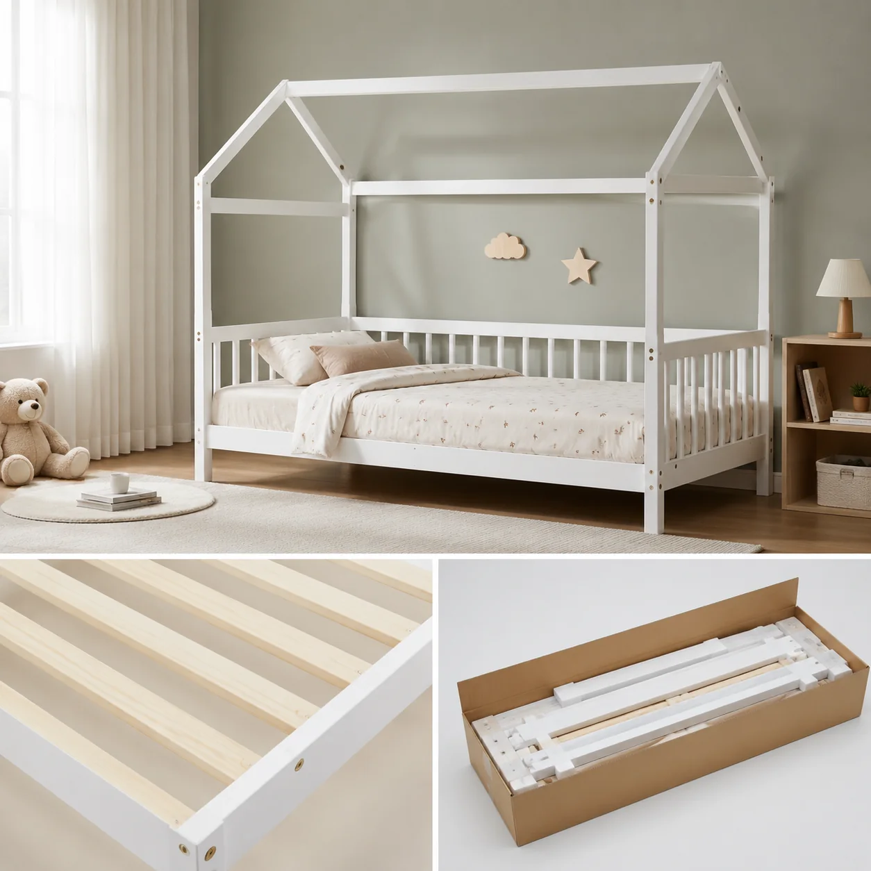Sovaeli Twin House Bed Frame - Image 4